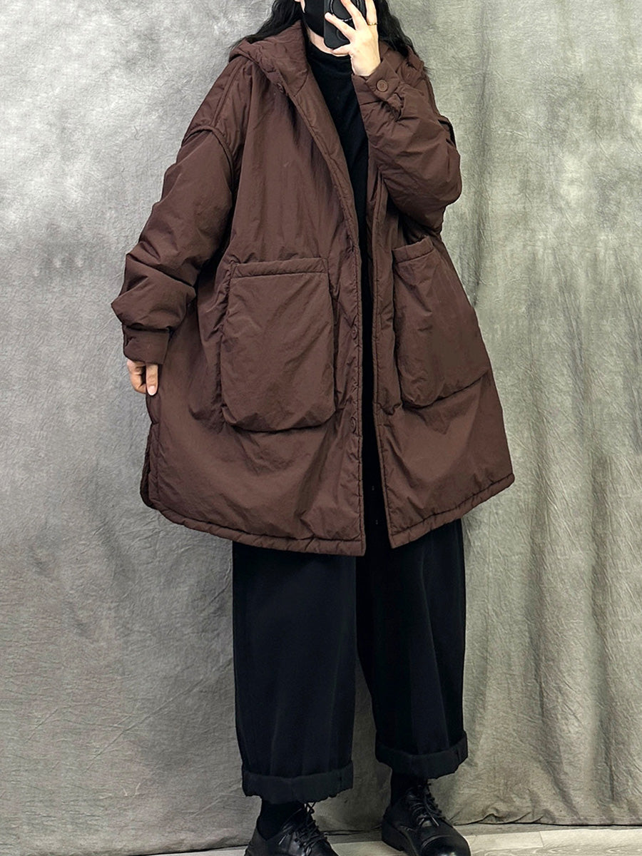 å¥³å£«å¬å­£ä¼éç´è²é£å¸½æ£è¡£å¤§è¡£