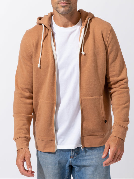 Men's Core Triblend Fleece Zip Hoodie
