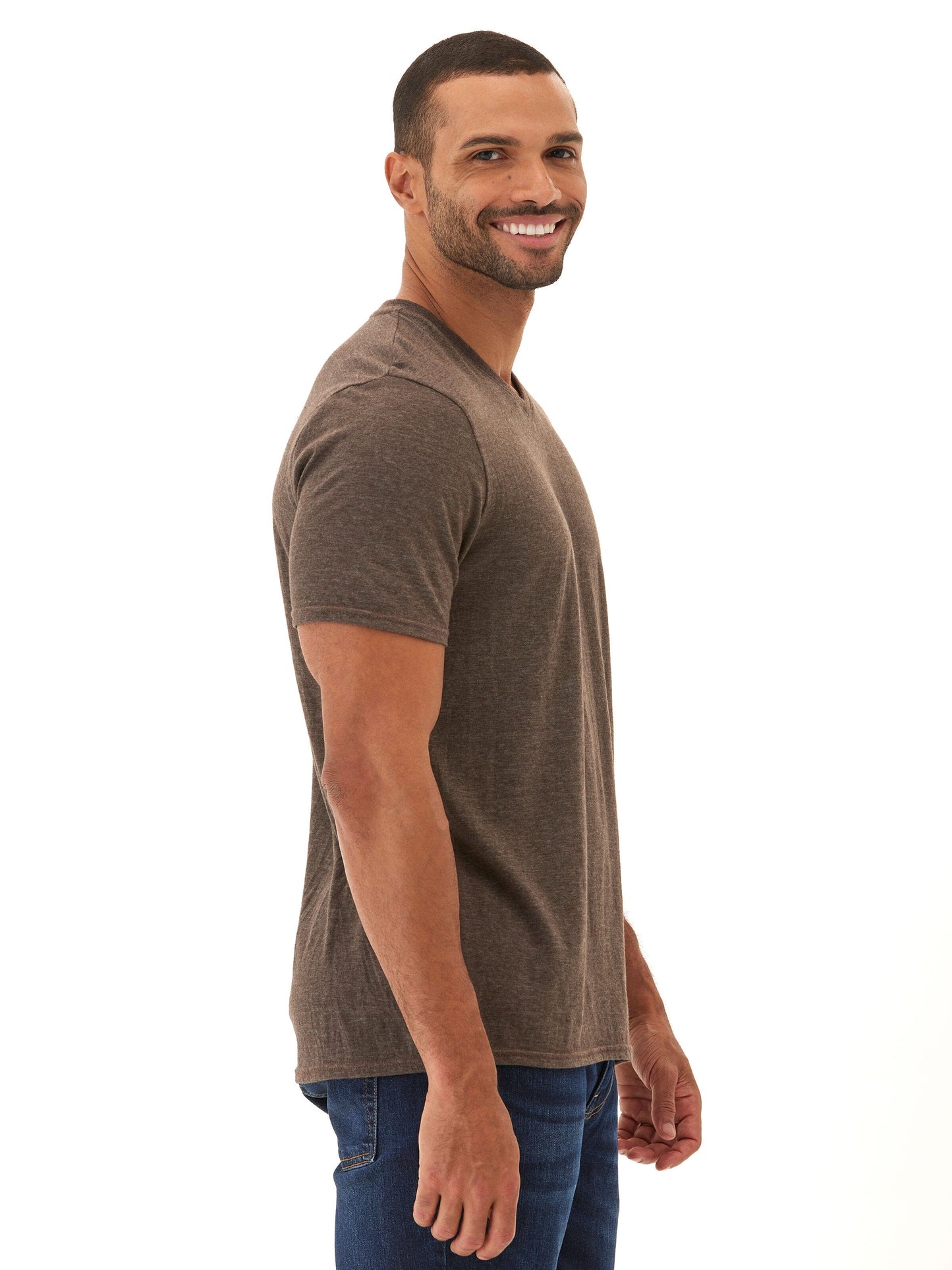 Men's Core Triblend Jersey V-Neck Tee