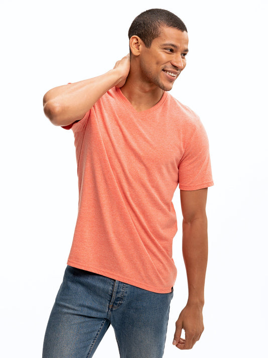 Men's Core Triblend Jersey V-Neck Tee
