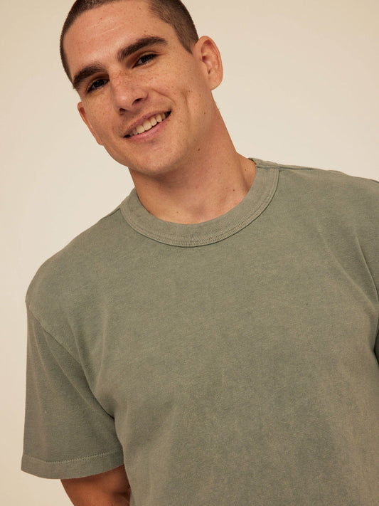Johnny Relaxed Fit Mineral Wash Jersey Tee