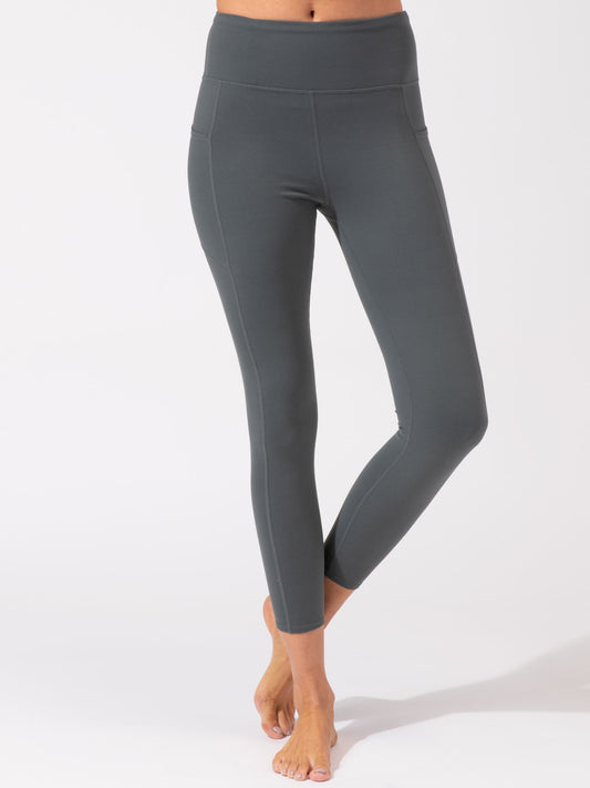 Comfort Fit Ankle Length Pocket Legging