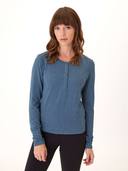 Lyla Luxe Jersey Henley Tee