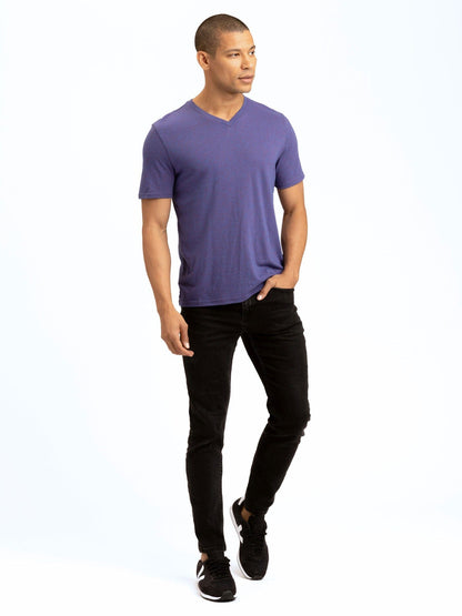 Men's Core Triblend Jersey V-Neck Tee