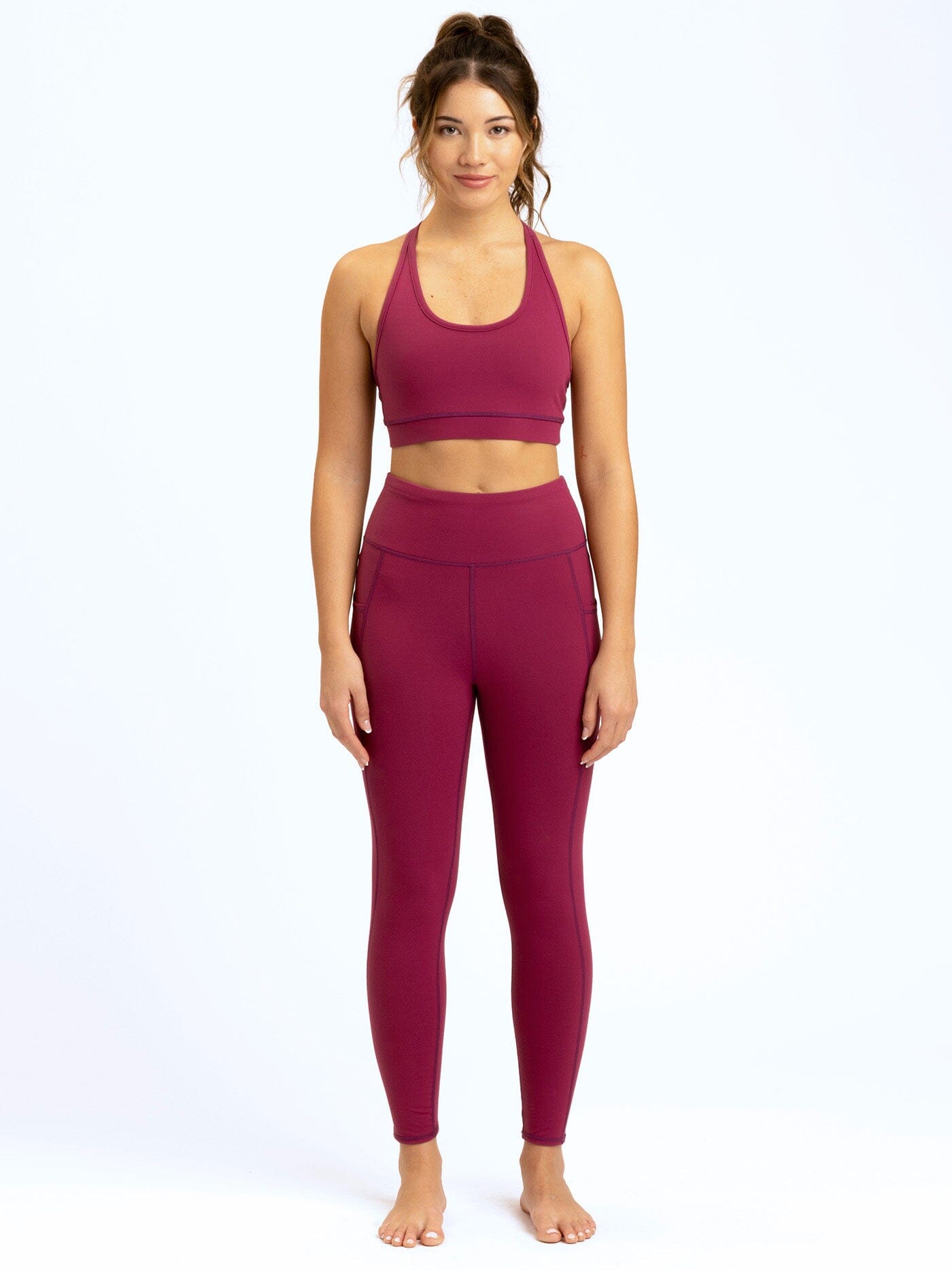 Comfort Fit Ankle Length Pocket Legging